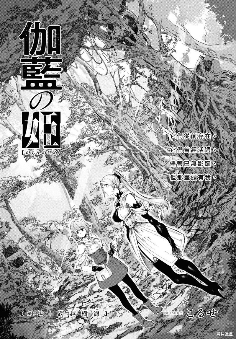 伽蓝的公主漫画02话
