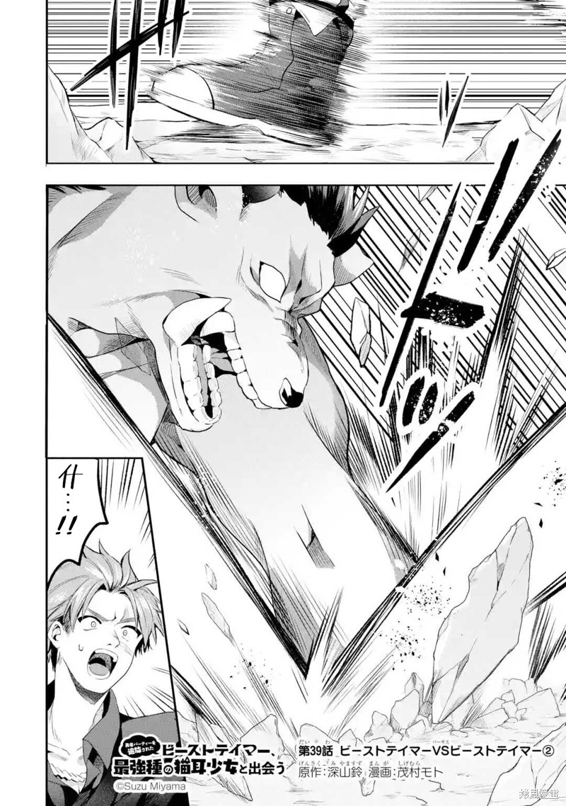 被勇者队伍开除的驭兽使、邂逅了最强种的猫耳少女漫画39话