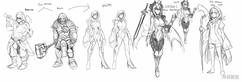 ibenz009 transformation漫画demon lord（魔王）设定集
