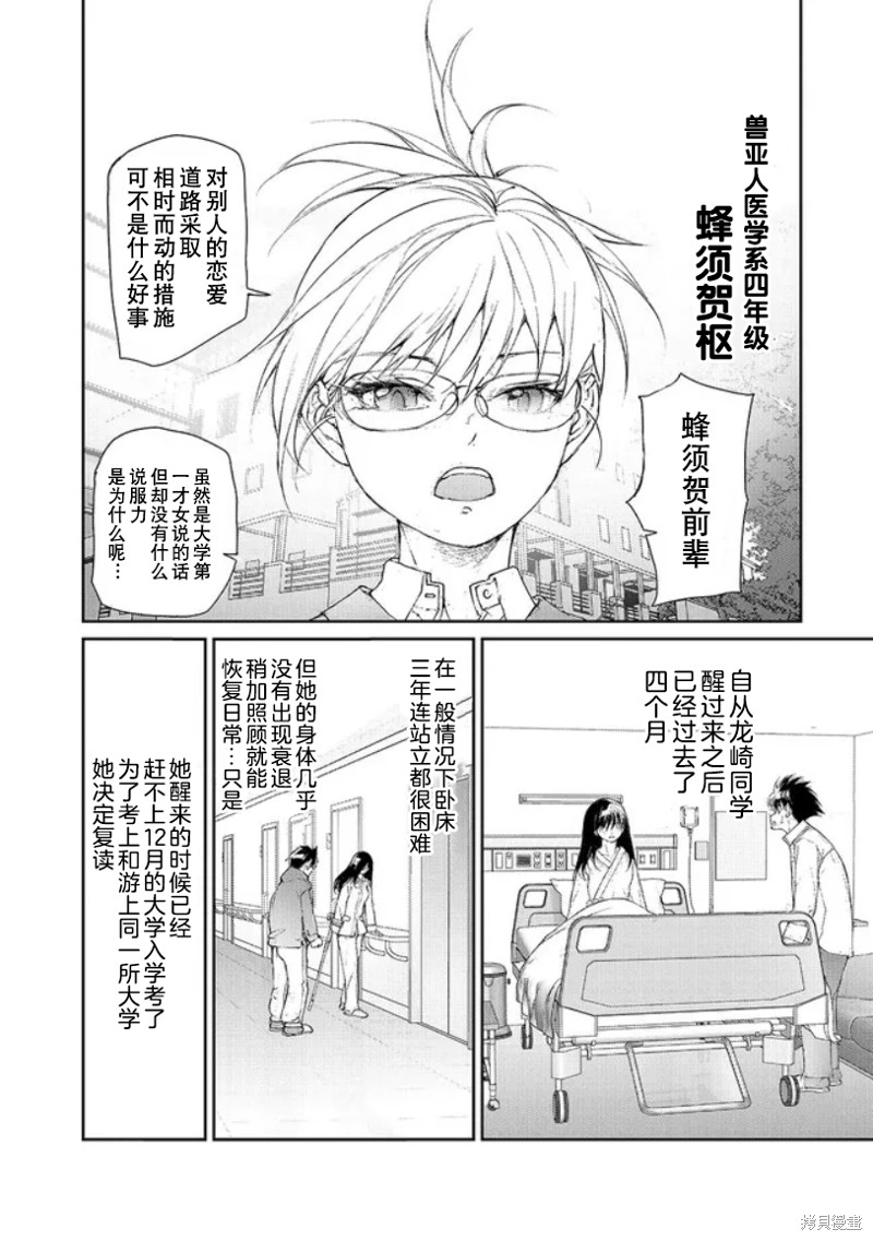 蜕皮吧！龙崎同学漫画大学篇1话