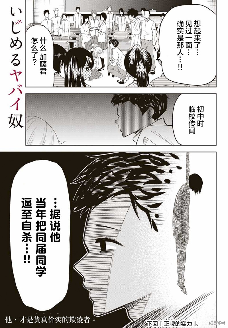 悲惨的欺凌者漫画10话