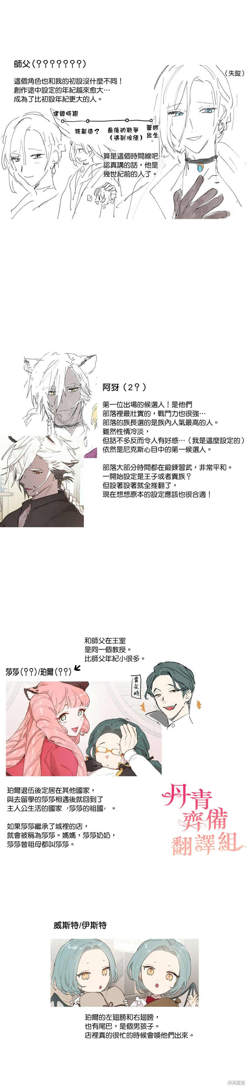 师父帮我挑了丈夫候选人漫画后记