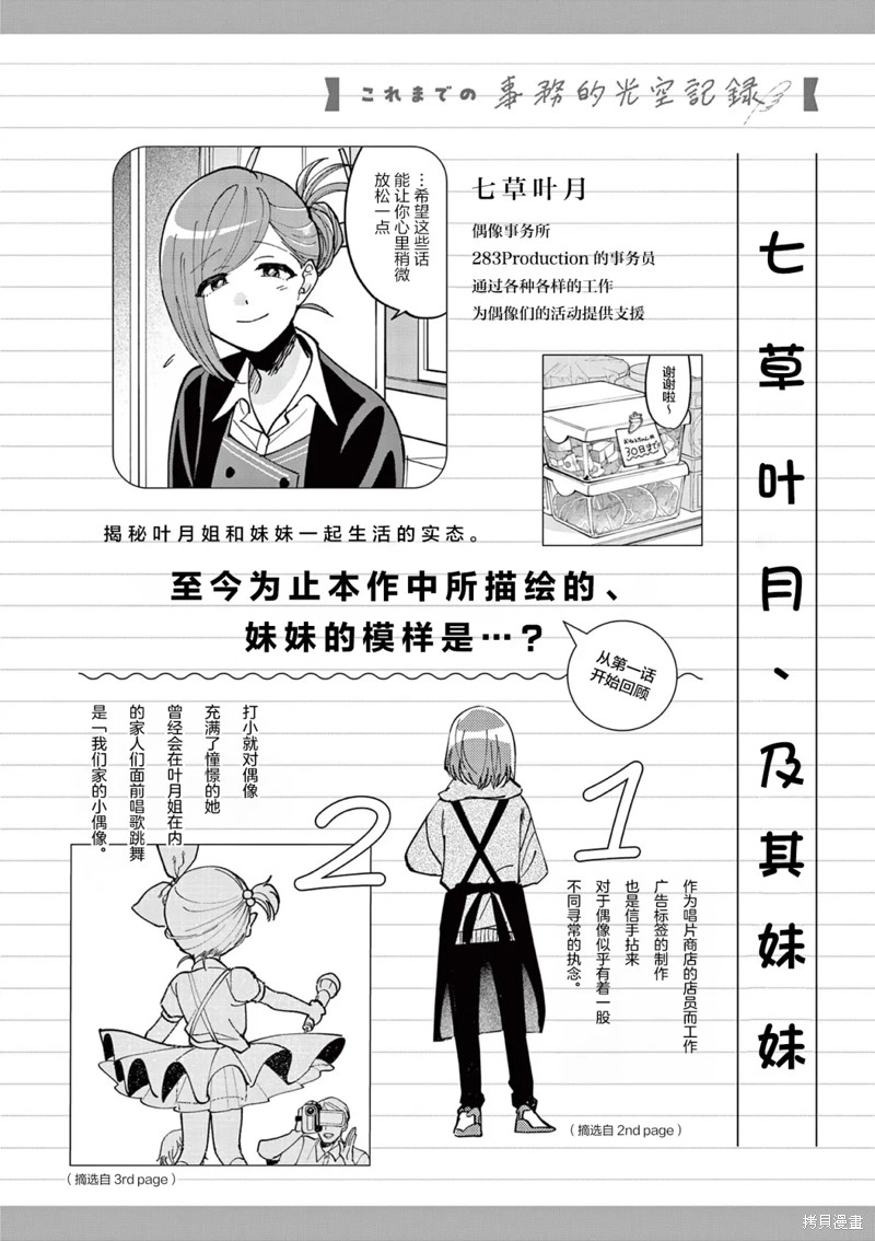 偶像大师闪耀色彩 事务的光空记录漫画5.5话