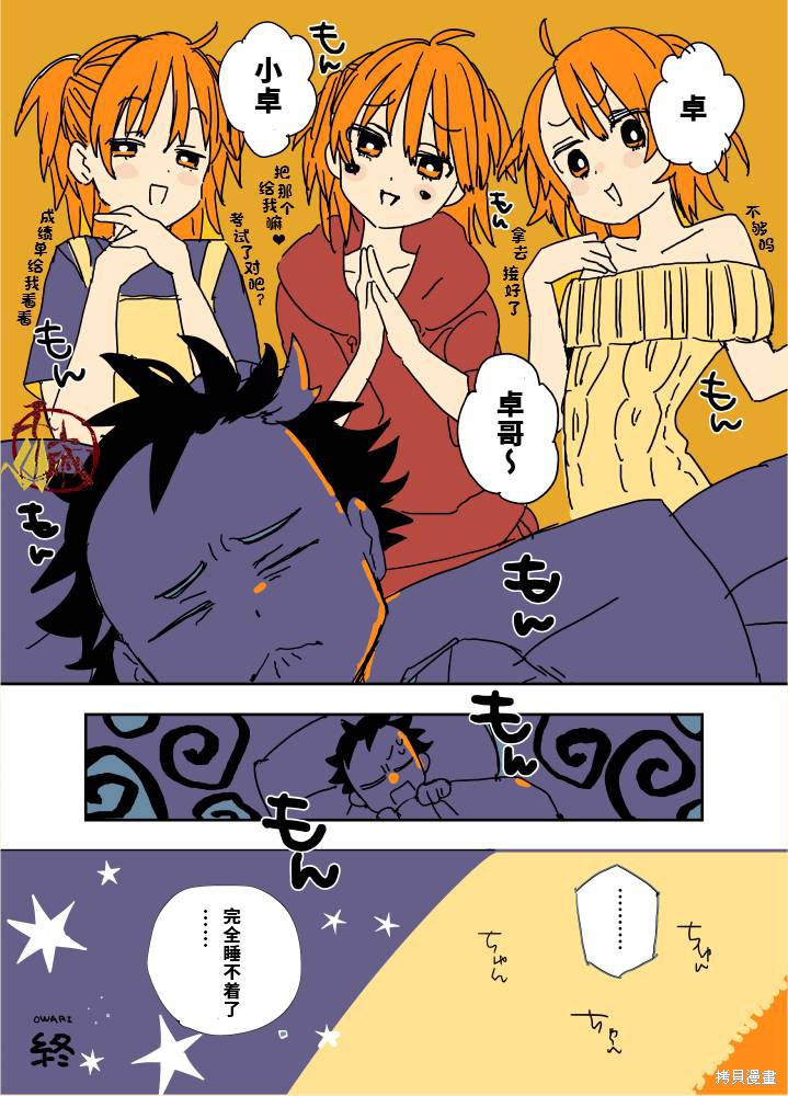 和女朋友的第一次漫画番外