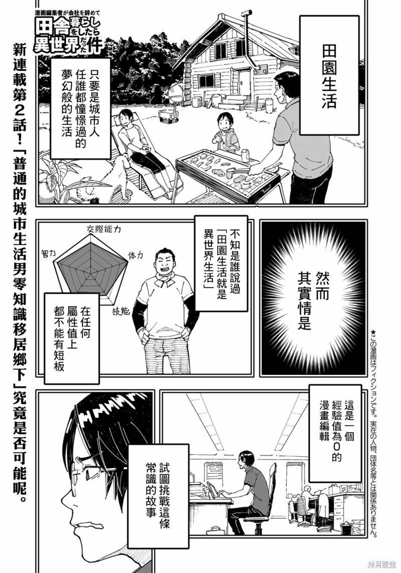 漫画编辑辞职归隐田园宛若来到异世界漫画02话