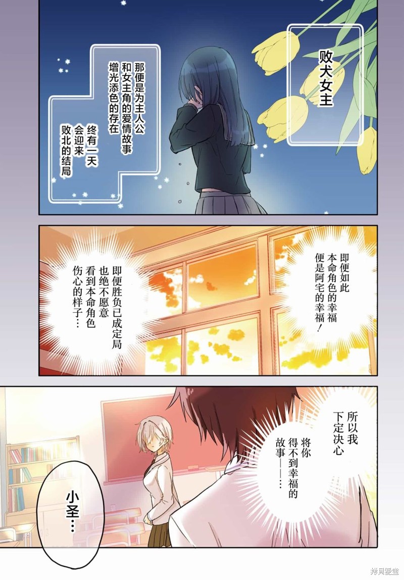 穿越进恋爱喜剧漫画，这次一定要让我推的败犬幸福漫画01话