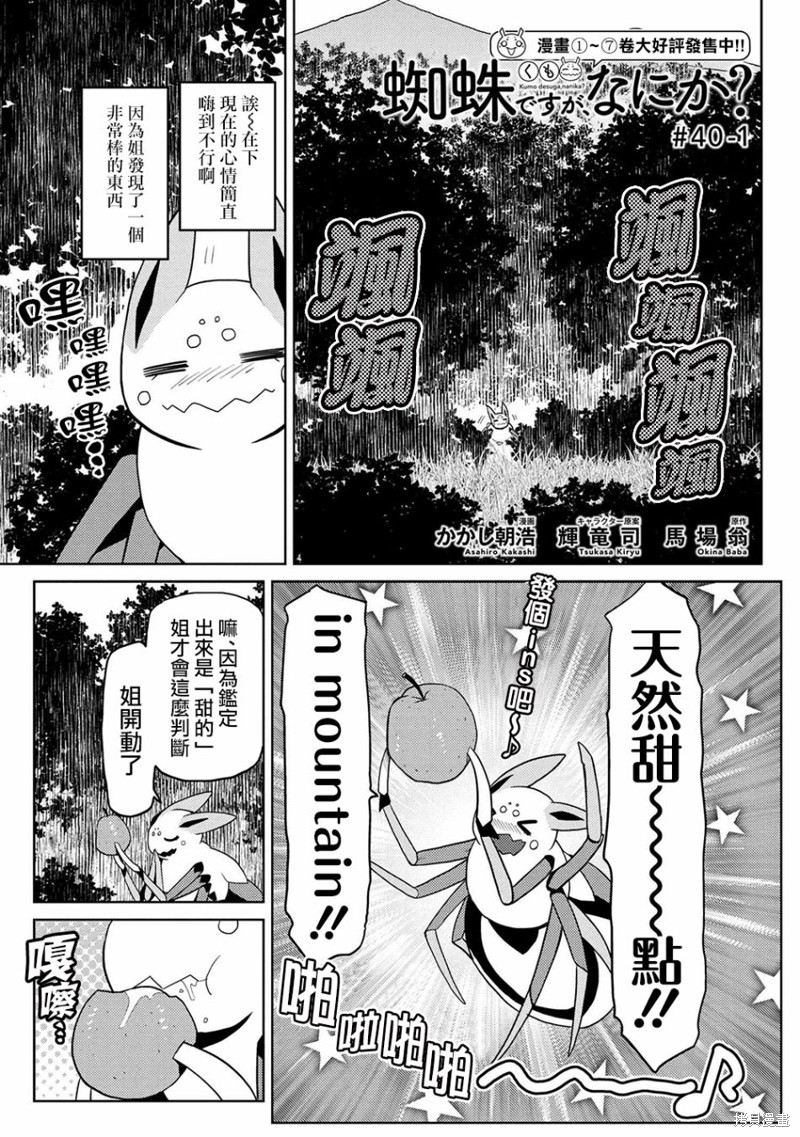 不过是蜘蛛什麽的漫画40话(1)