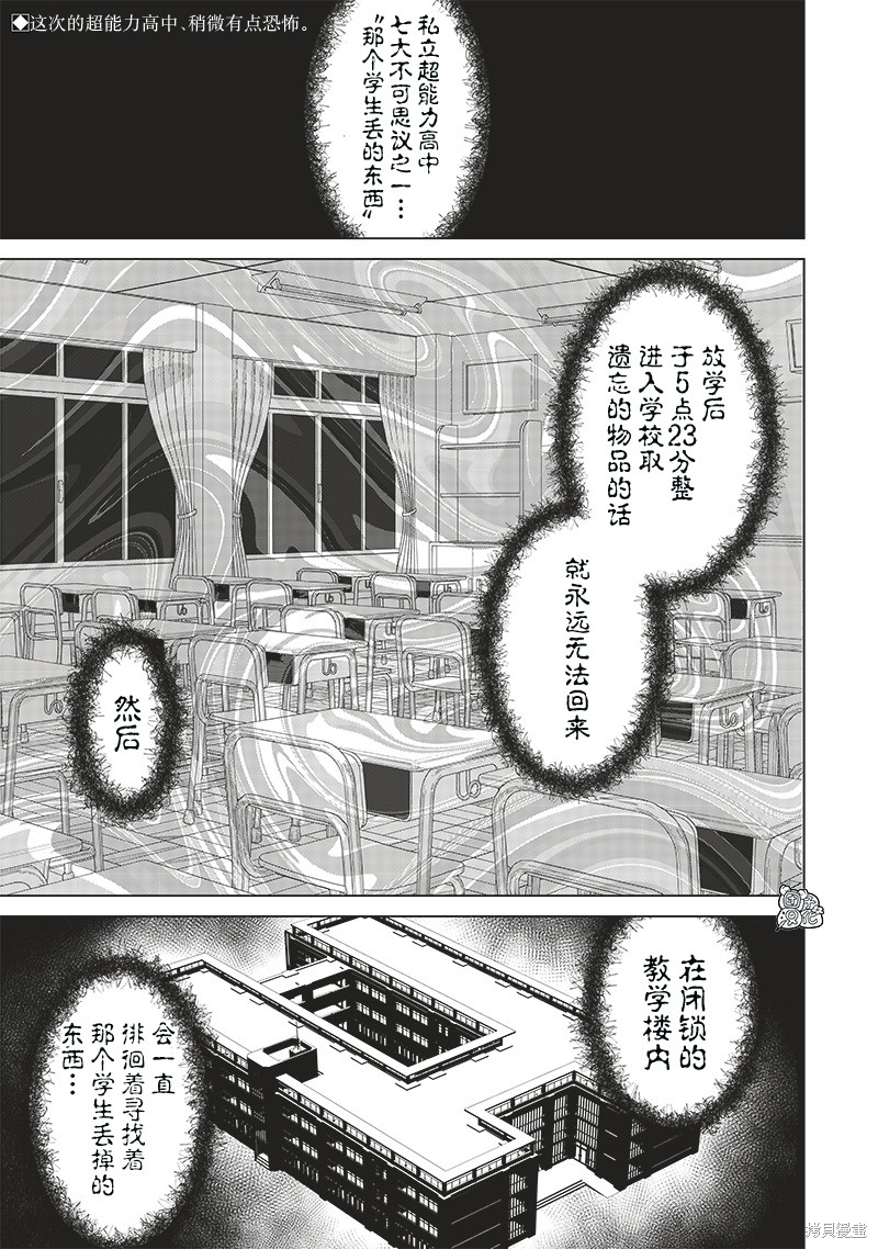 一脸平静地谈论着不得了的话题的辣妹——私立超能力高校的日常 第06话 单击左键进入下一页