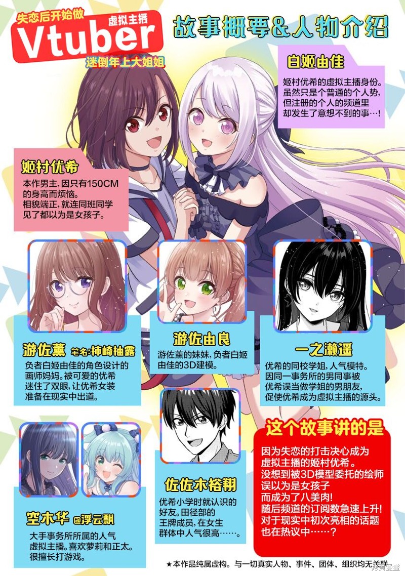 失恋後开始做虚拟主播迷倒年上大姐姐漫画17话