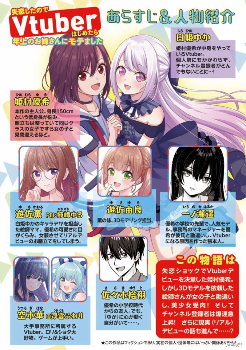 失恋後开始做虚拟主播迷倒年上大姐姐漫画13话