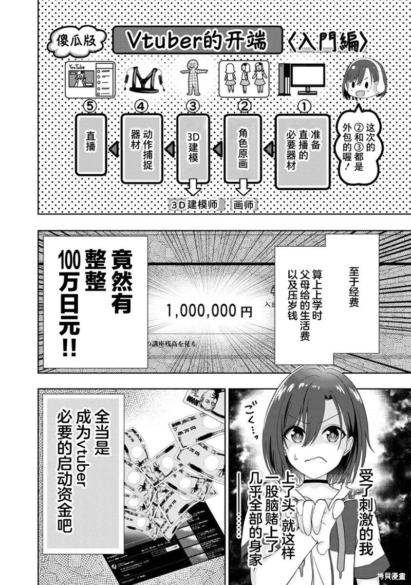 失恋後开始做虚拟主播迷倒年上大姐姐漫画01话