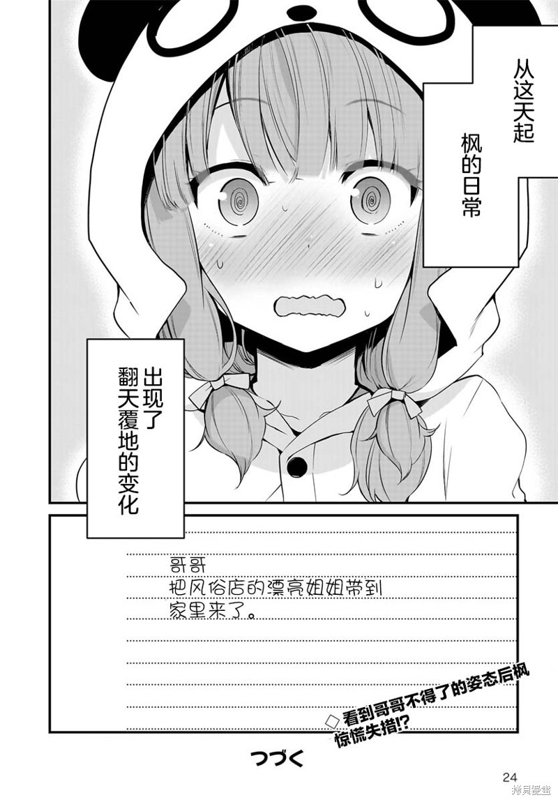 青春期笨蛋不做娇怜看家妹的梦漫画1话