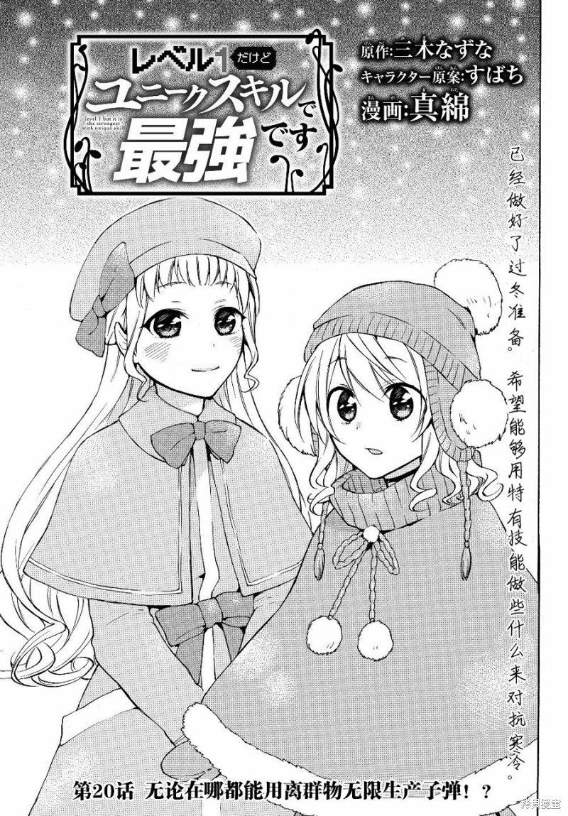 虽然等级只有1级但固有技能是最强的漫画20话