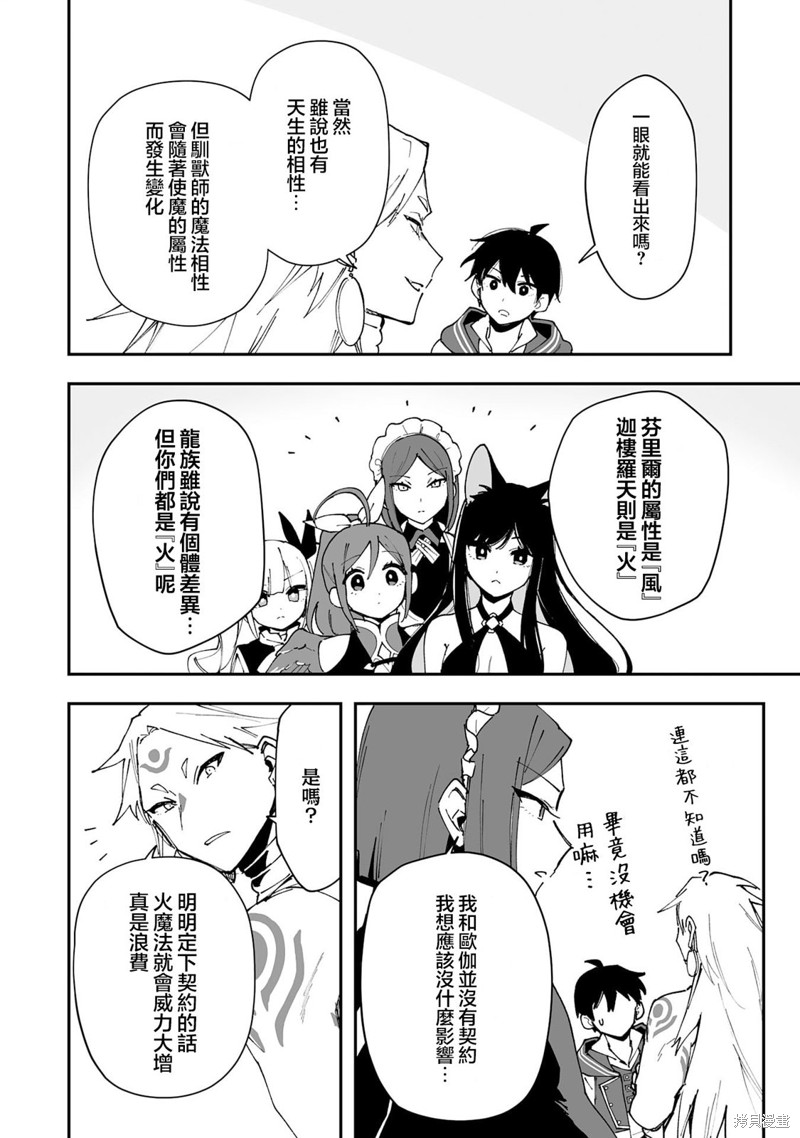 驯兽师在魔物的围绕下生活 第23.2话 单击左键进入下一页