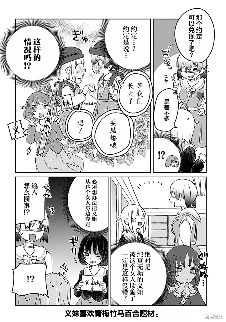绝对想当姐姐的义姐VS绝对想搞百合的义妹漫画12话